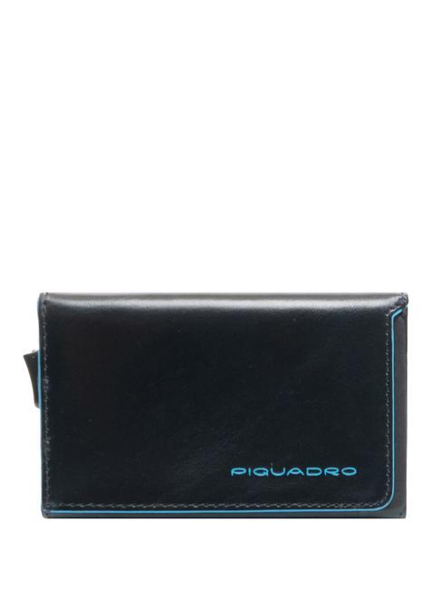 PIQUADRO BLUE SQUARE  Kartenhalter mit Schiebesystem Blau - Brieftaschen Herren