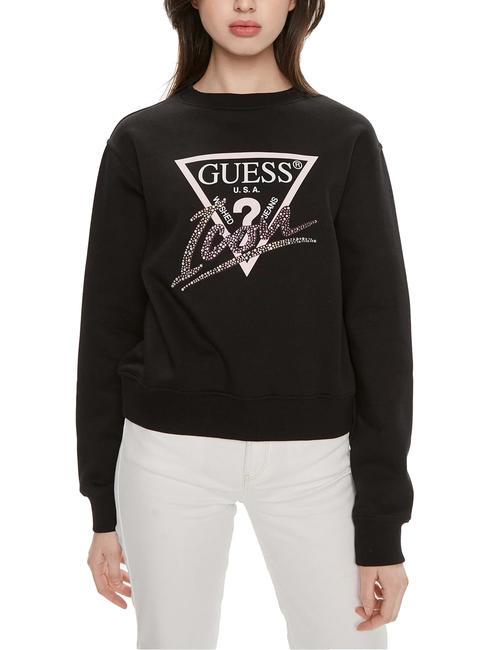 GUESS CN ICONIRT Sweatshirt mit Rundhalsausschnitt jetbla - Sweatshirts Damen