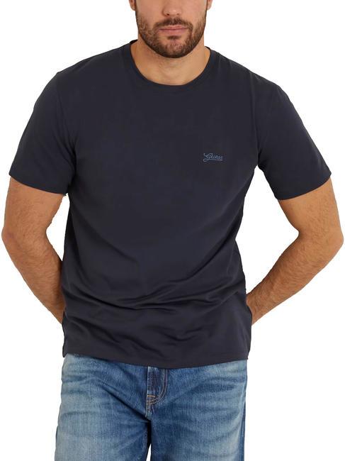 GUESS BASIC PIMA T-Shirt aus Stretch-Baumwolle smartblue - Herren-T-Shirts