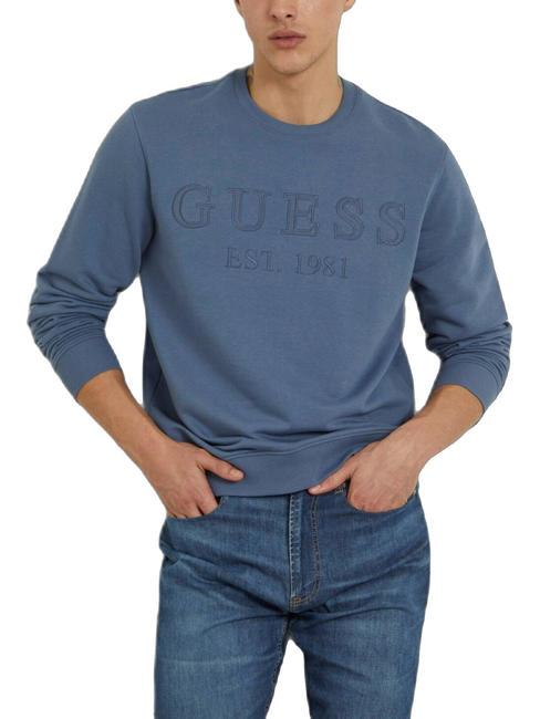 GUESS BEAU Sweatshirt mit Rundhalsausschnitt Mojave-Stein - Sweatshirts Herren