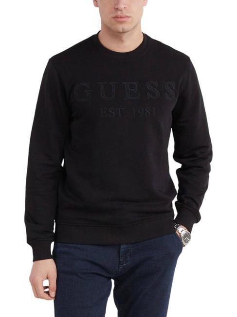 GUESS BEAU Sweatshirt mit Rundhalsausschnitt jetbla - Sweatshirts Herren