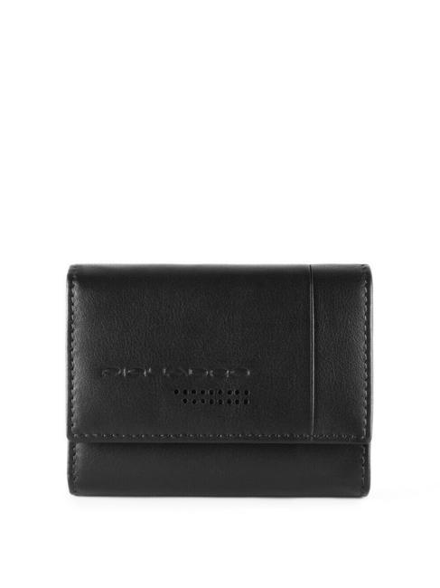 PIQUADRO URBAN Ledergeldbörse Schwarz - Brieftaschen Herren