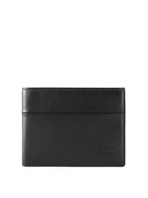 PIQUADRO URBAN Ledergeldbörse Schwarz - Brieftaschen Herren