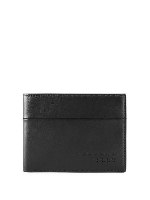 PIQUADRO URBAN Ledergeldbörse grau schwarz - Brieftaschen Herren