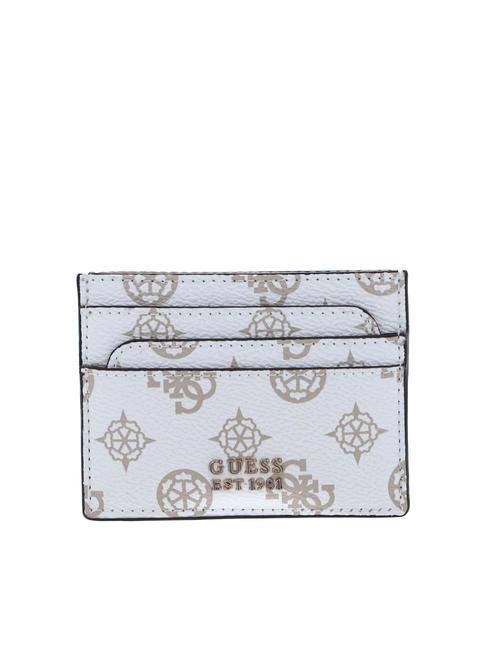 GUESS LAUREL Flacher Kartenhalter weißes Logo - Brieftaschen Damen