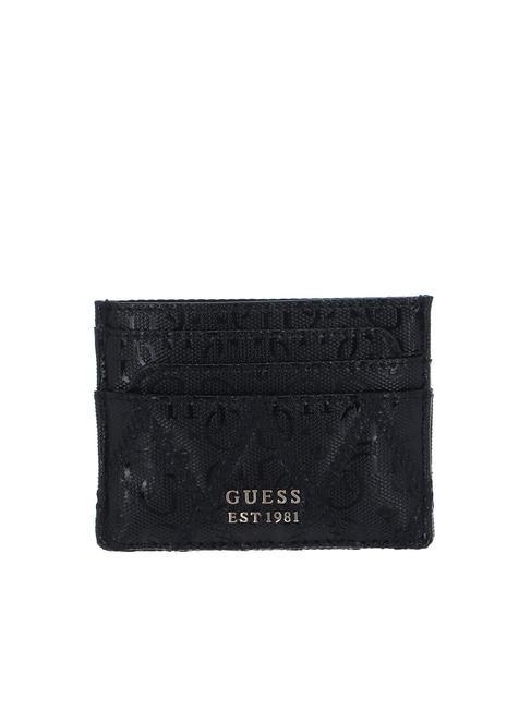 GUESS ADI Flacher Kartenhalter SCHWARZ - Brieftaschen Damen