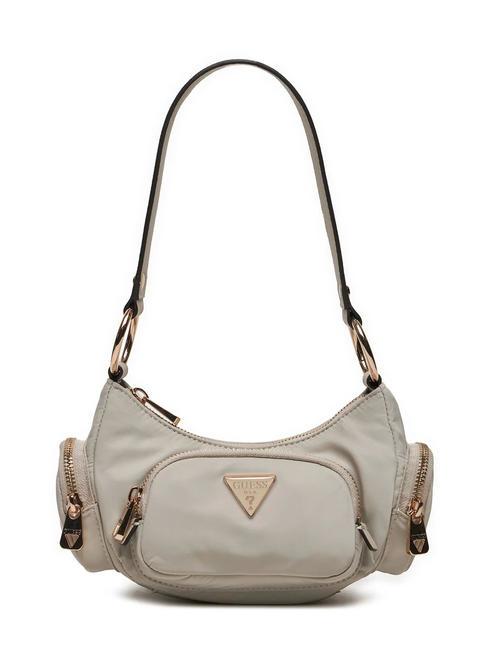 GUESS ECO GEMMA Schultertasche Taupe - Damentaschen