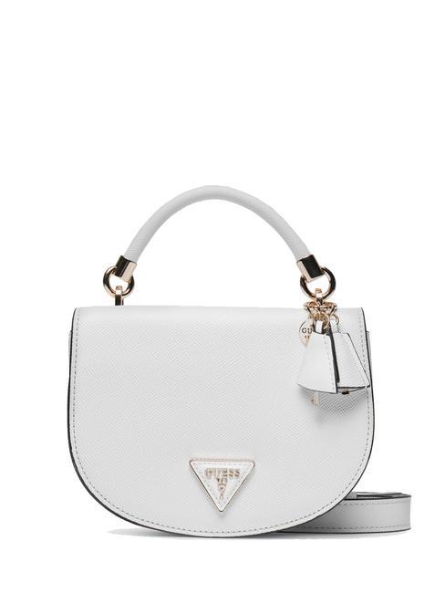 GUESS GIZELLE Mini-Handtasche mit Schultergurt Weiß - Damentaschen