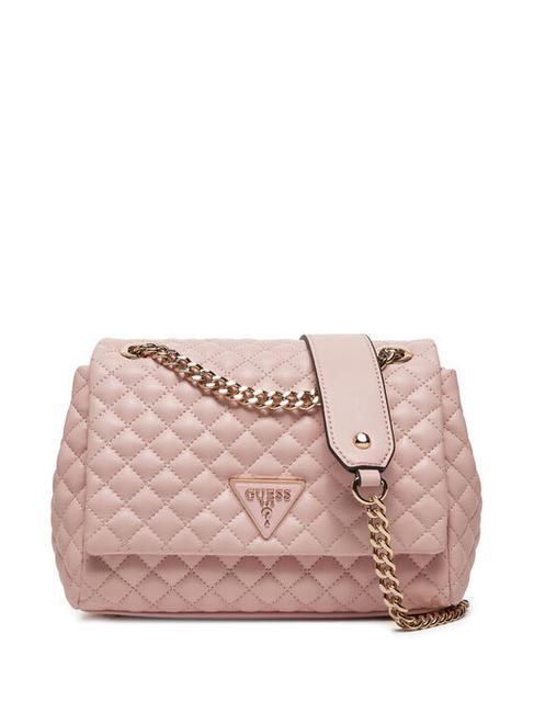 GUESS RIANEE Convertible Schulter-/Crossbody-Minitasche blasses Rosa - Damentaschen