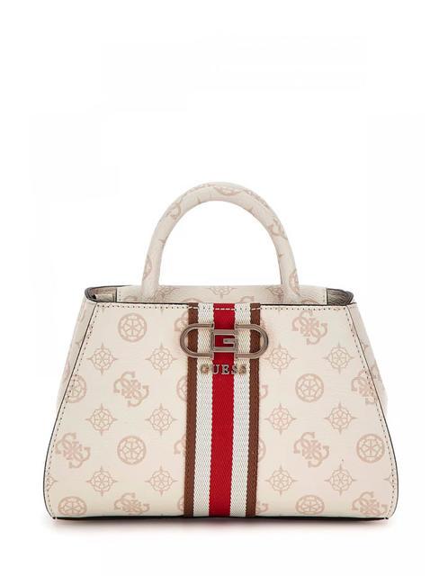 GUESS NELKA Kleine Handtasche Creme-Logo - Damentaschen