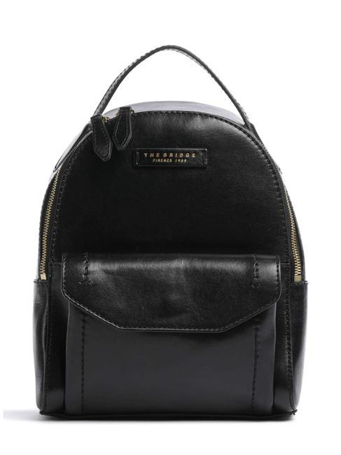 THE BRIDGE FIONA  Lederrucksack Schwarzes Gold - Damentaschen