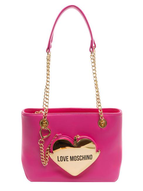 LOVE MOSCHINO BABY CRADLE Schultertasche Fuchsie - Damentaschen