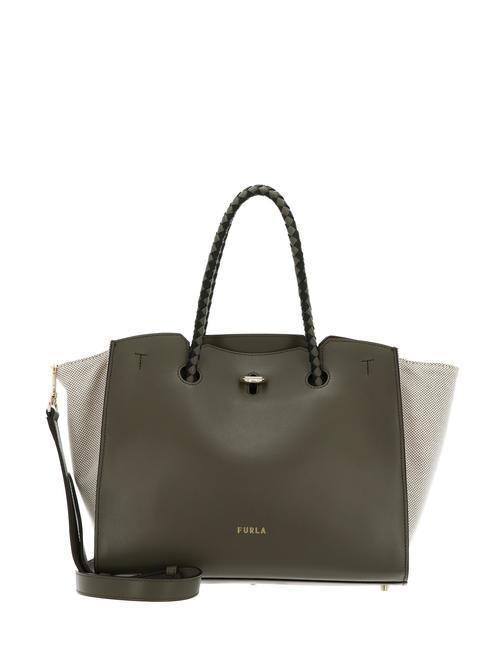 FURLA GENESI  Handtasche, mit Schultergurt Salbei/Greige - Damentaschen