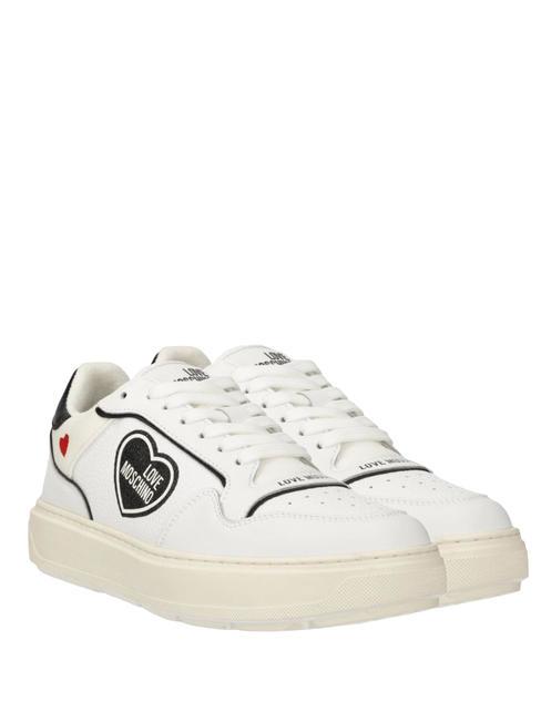 LOVE MOSCHINO BOLD 40 MIX Turnschuhe beige / schwarz - Damenschuhe