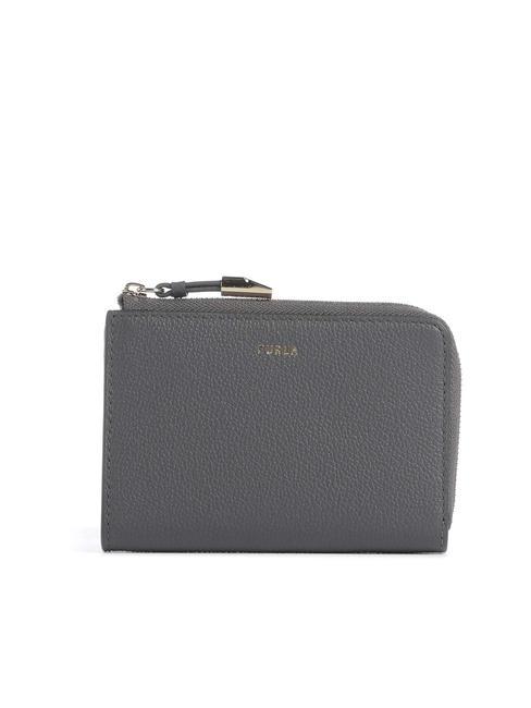 FURLA GOCCIA Kartenetui aus Leder mit Reißverschluss Boden - Brieftaschen Damen