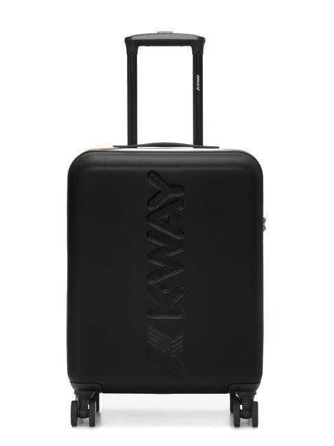 KWAY MAXILOGO Handgepäckwagen Schwarz rein/Blau md Kobalt - Handgepäck