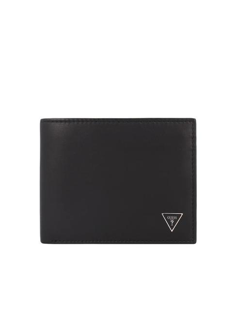 GUESS FIRENZE Geldbörse aus Leder SCHWARZ - Brieftaschen Herren