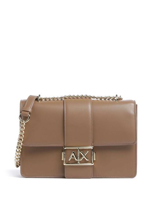 ARMANI EXCHANGE A|X BUCKLE Mittelgroße Umhängetasche dunkler Pisco - Damentaschen