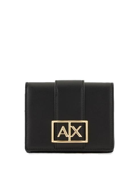 ARMANI EXCHANGE A|X BUCKLE Mini-Geldbörse Schwarz - Brieftaschen Damen