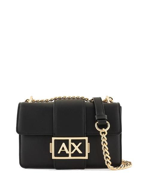 ARMANI EXCHANGE A|X BUCKLE Minitasche mit Schulterklappe Schwarz - Damentaschen