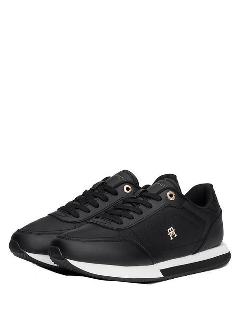 TOMMY HILFIGER ELEVATED ESSENTIAL RUNNER Turnschuhe SCHWARZ - Damenschuhe