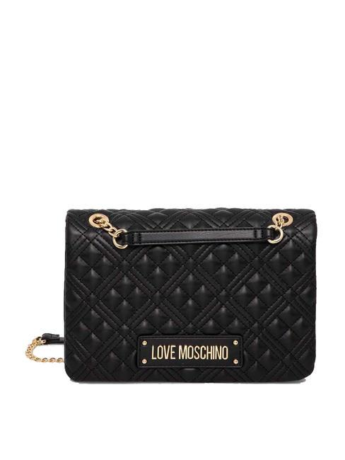 LOVE MOSCHINO QUILTED Umhängetasche mit Kettengriffen Schwarz - Damentaschen