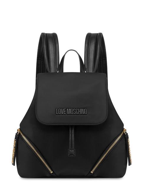 LOVE MOSCHINO EASY GO Nylonrucksack Schwarz - Damentaschen