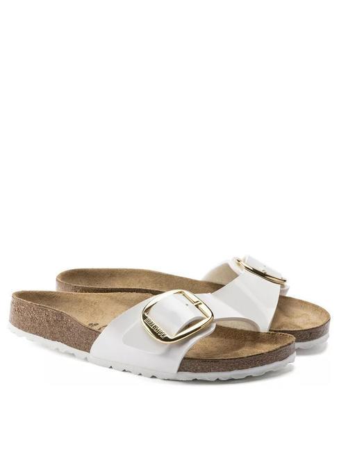 BIRKENSTOCK MADRID  Hausschuhe Lackweiß - Damenschuhe