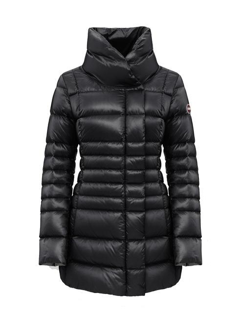 COLMAR FRIENDLY Mittellange Daunenjacke schwarz-dunkler Stahl - Daunenjacken für Damen