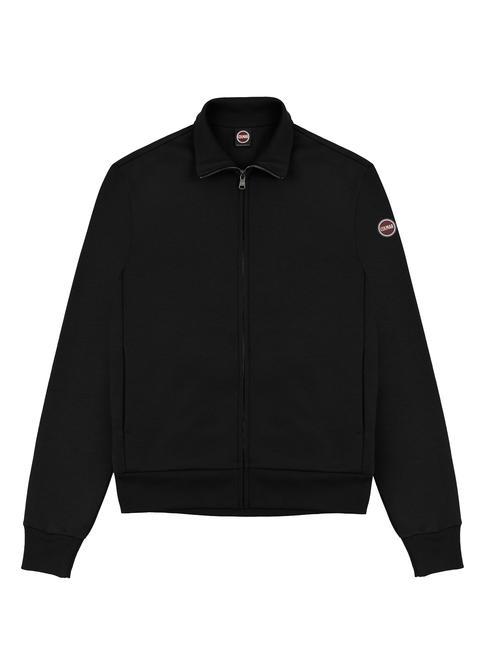 COLMAR MODISH Rollkragenpullover mit durchgehendem Reißverschluss Schwarz - Sweatshirts Herren