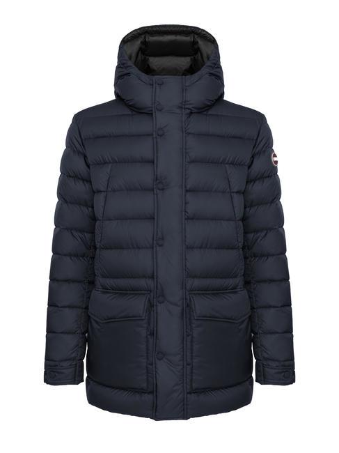 COLMAR E-CONCRETE Maxi-Daunenjacke mit Kapuze marineblauer Vulkan - Daunenjacken für Herren