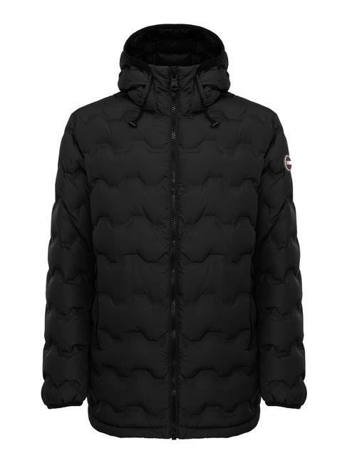 COLMAR UNCOMMON Maxi-Daunenjacke mit Kapuze Schwarz - Daunenjacken für Herren