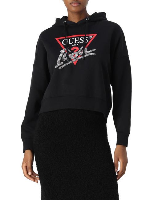 GUESS ICON  Kapuzenpullover jetbla - Sweatshirts Damen