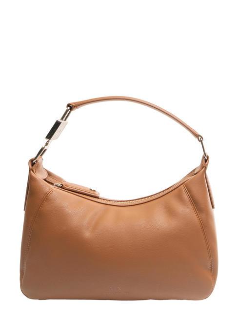 ARMANI EXCHANGE A|X Mittelgroße Hobo-Tasche mit Schultergurt Whiskey - Damentaschen