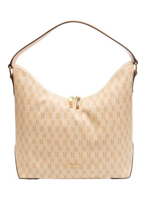 ALVIERO MARTINI PRIMA CLASSE MONOGRAM Hobo Umhängetasche Creme - Damentaschen