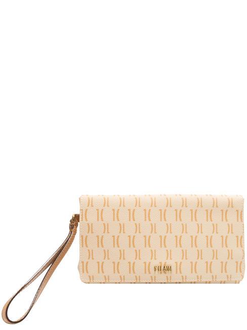 ALVIERO MARTINI PRIMA CLASSE MONOGRAM Clutch mit Manschette Creme - Damentaschen