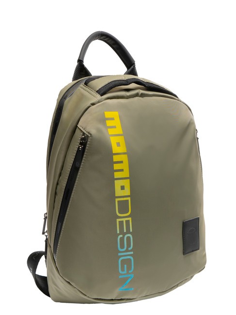 MOMO DESIGN LOGO PATCH Rucksack grauer Aufkleber - PC-Rucksäcke