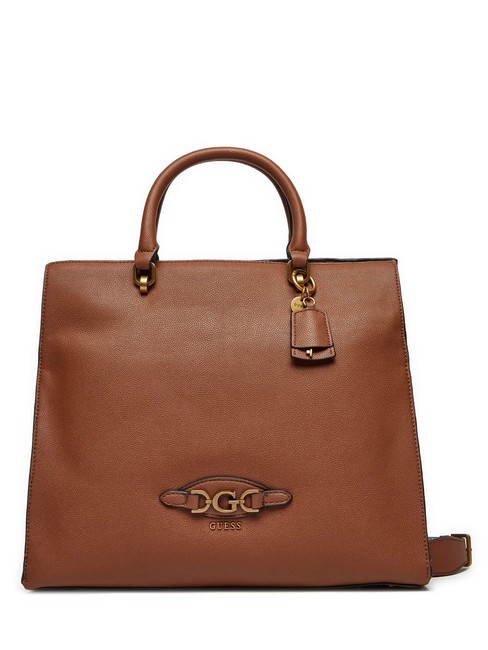 GUESS MALVA Handtasche, mit Schultergurt Bernstein - Damentaschen