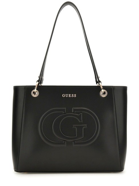 GUESS ECO MIETTA NOEL  Schulter-Shopper SCHWARZ - Damentaschen