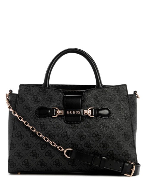 GUESS NOLANA Handtasche mit Schultergurt Kohle - Damentaschen