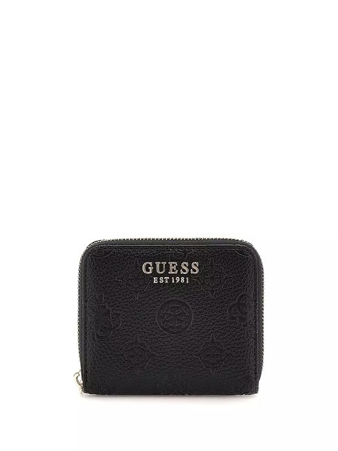 GUESS CRESIDIA  Mini-Geldbörse mit umlaufendem Reißverschluss SCHWARZ - Brieftaschen Damen