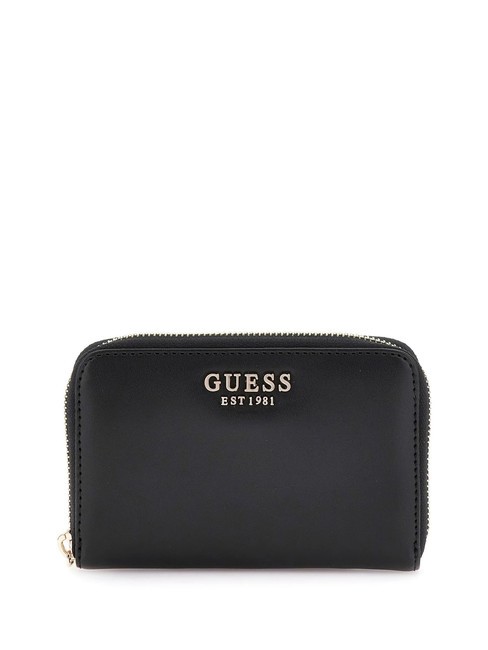 GUESS LAUREL  Mittelgroße Geldbörse mit Reißverschluss SCHWARZ - Brieftaschen Damen