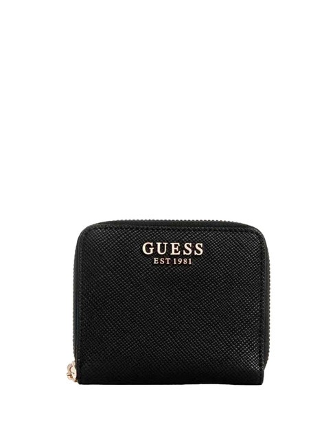 GUESS LAUREL  Kleine Geldbörse mit umlaufendem Reißverschluss SCHWARZ - Brieftaschen Damen