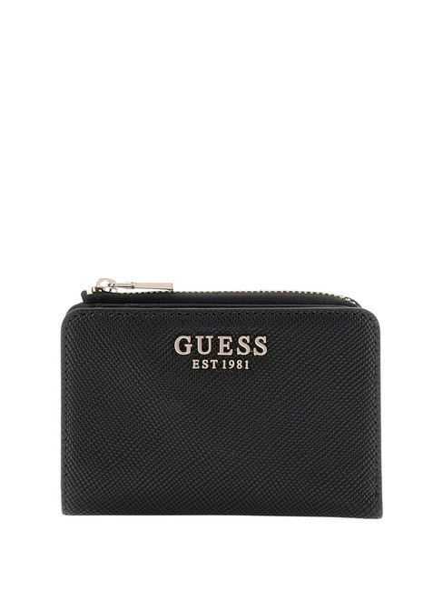 GUESS LAUREL Saffiano Geldbörse  SCHWARZ - Brieftaschen Damen