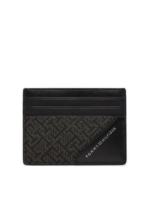 TOMMY HILFIGER MONOGRAM BUSINESS  Kartenhalter aus Leder Schwarz - Brieftaschen Herren