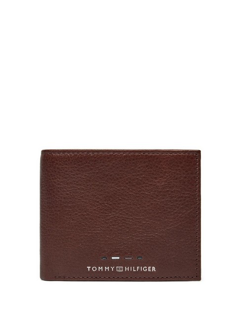 TOMMY HILFIGER PREMIUM LEATHER  Ledergeldbörse Cognac - Brieftaschen Herren