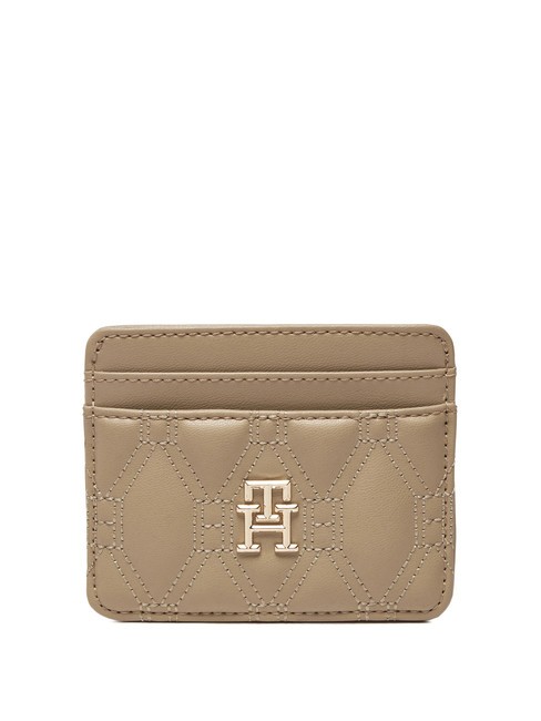 TOMMY HILFIGER REFINED  Flacher Kartenhalter Beige - Brieftaschen Damen