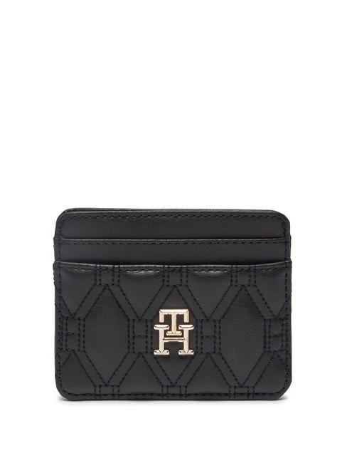 TOMMY HILFIGER REFINED  Flacher Kartenhalter Schwarz - Brieftaschen Damen