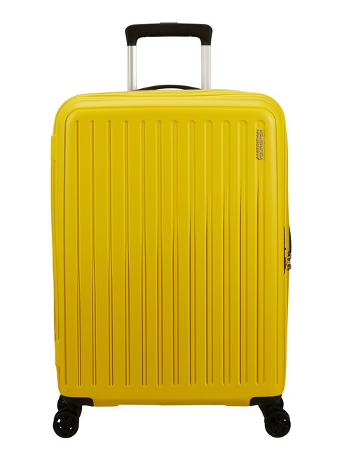 AMERICAN TOURISTER REJOY Mittelgroßer Trolley elektrisches Gelb - Harte Trolleys