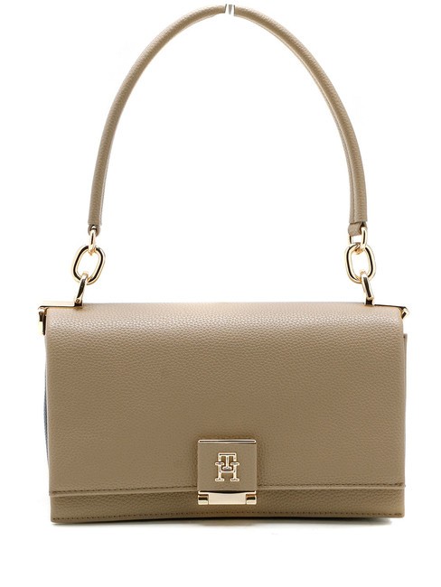 TOMMY HILFIGER HER Umhängetasche, mit Schultergurt Beige - Damentaschen